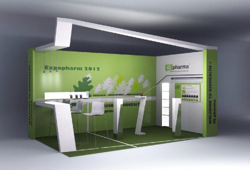 YES ARCHITECTURE., Expopharm, Messestand
